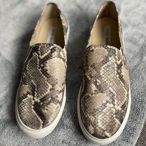 Steve Madden Snakeskin Slip-on shoes